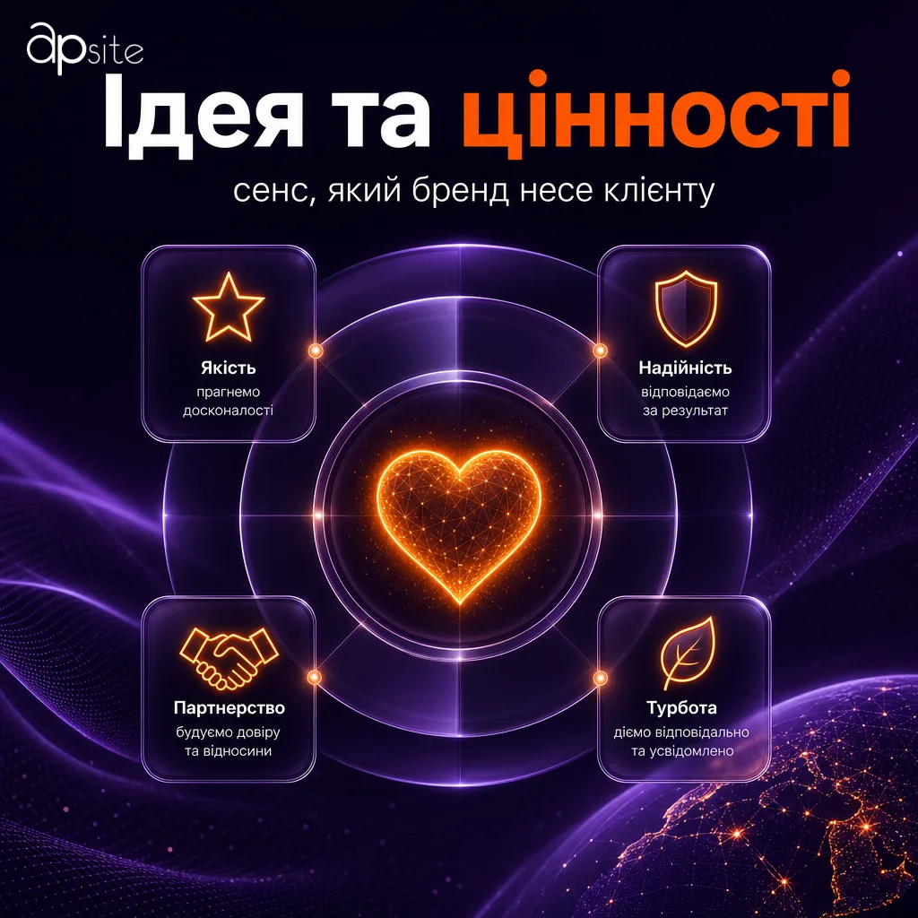 Идея и ценности бренда — смысл, из которого вырастает визуал и коммуникация