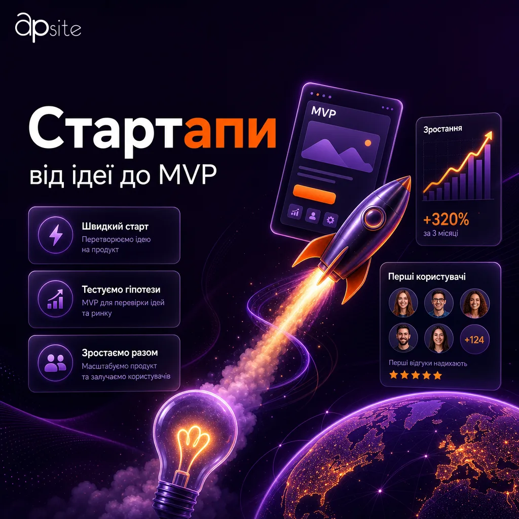 Стартапи: від ідеї до MVP