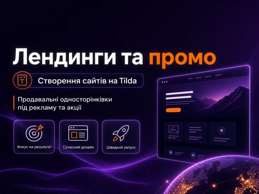 Лендинги та промо