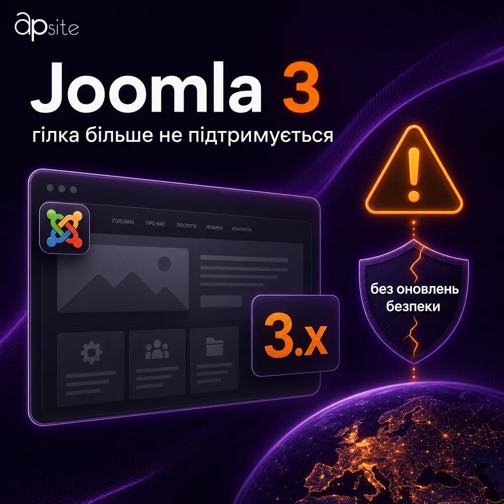 Joomla 3: гілка більше не отримує оновлень безпеки