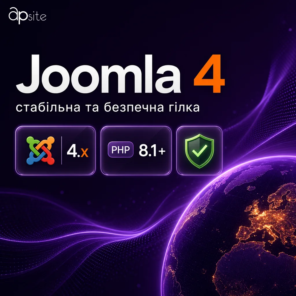 Joomla 4: стабільна гілка, потрібен PHP 8.1+