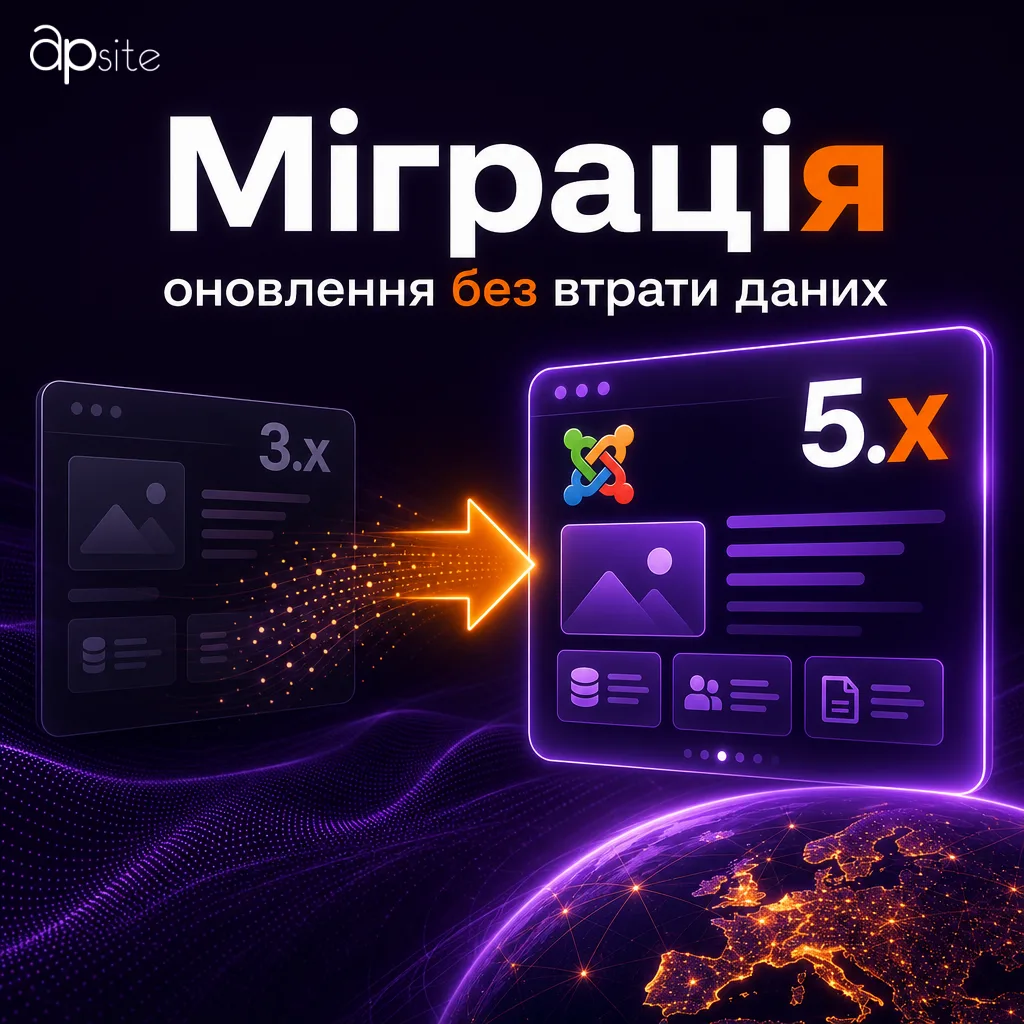 Міграція Joomla 3 на актуальну версію без втрати даних