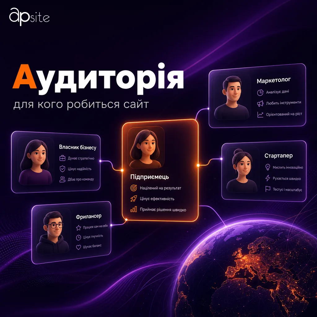 Аудиторія: для кого робиться сайт