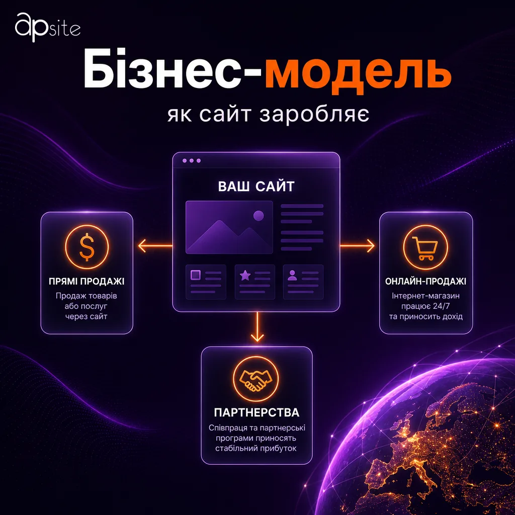 Бізнес-модель: як сайт заробляє
