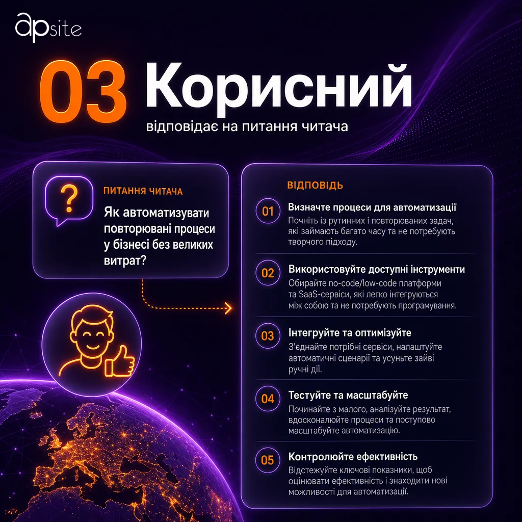 Полезный текст отвечает на вопросы читателя