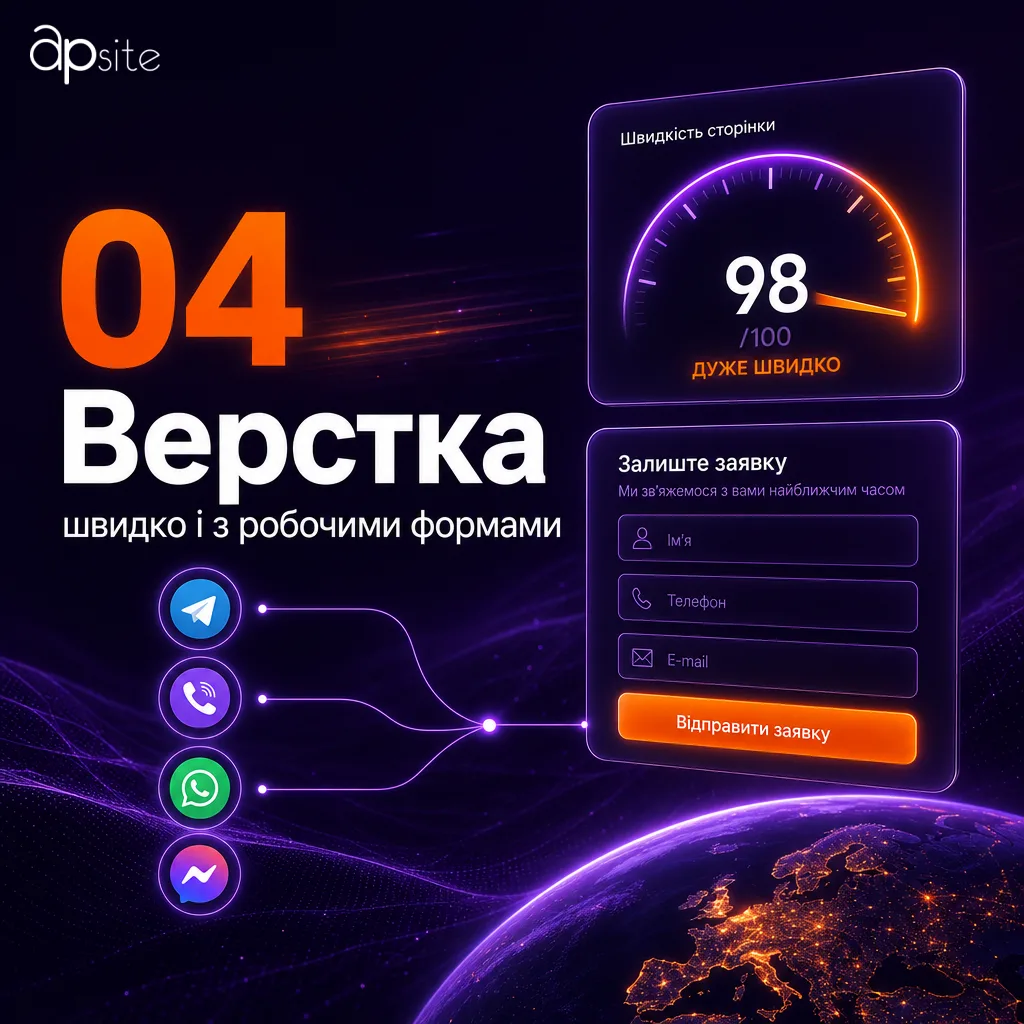 Шаг 4 — вёрстка: быстрая страница с рабочими формами