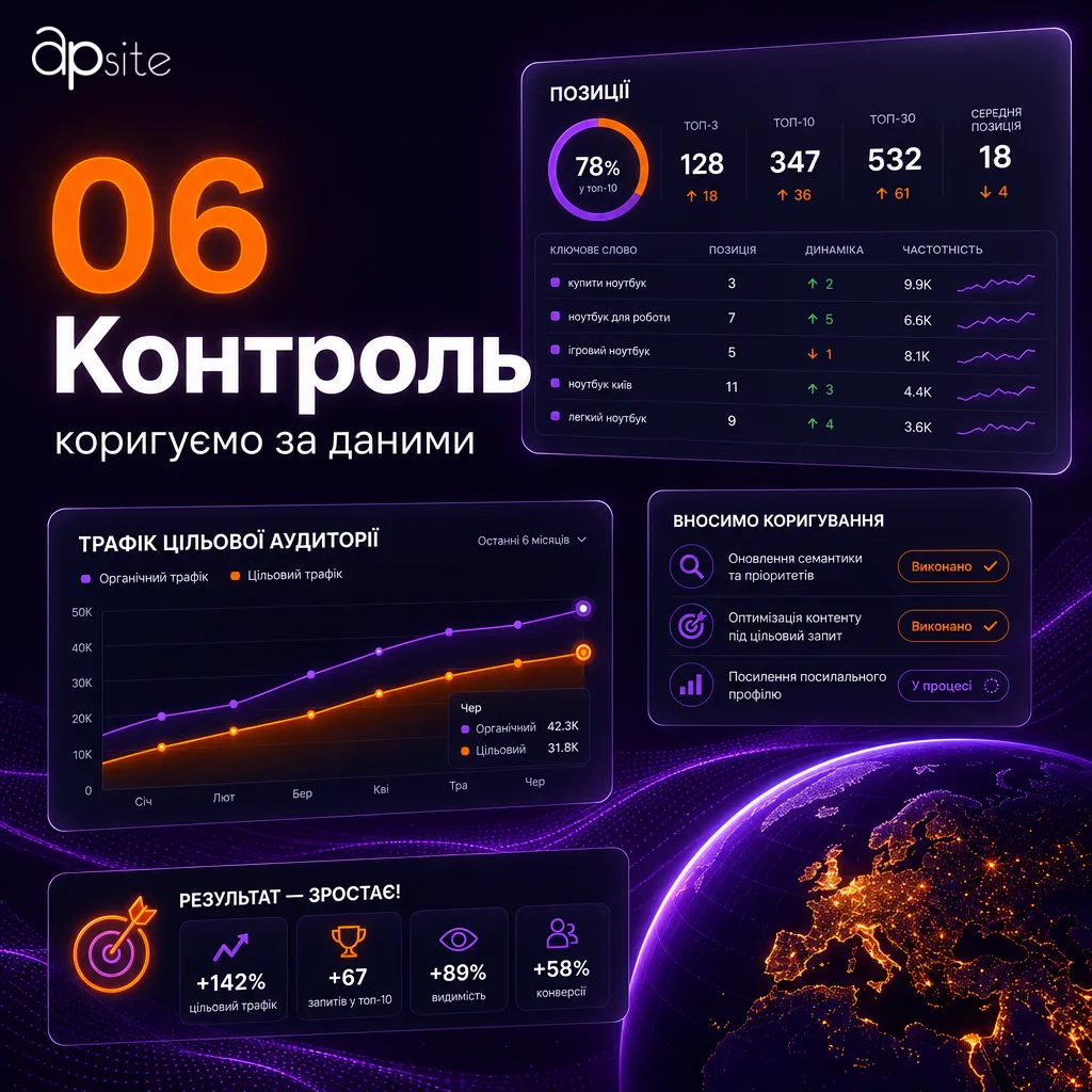 Шаг 6 — контроль: корректируем работу по данным