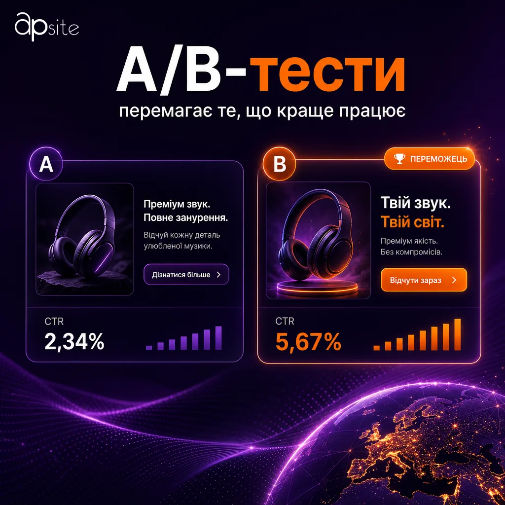 A/B-тести оголошень: перемагає те, що краще працює
