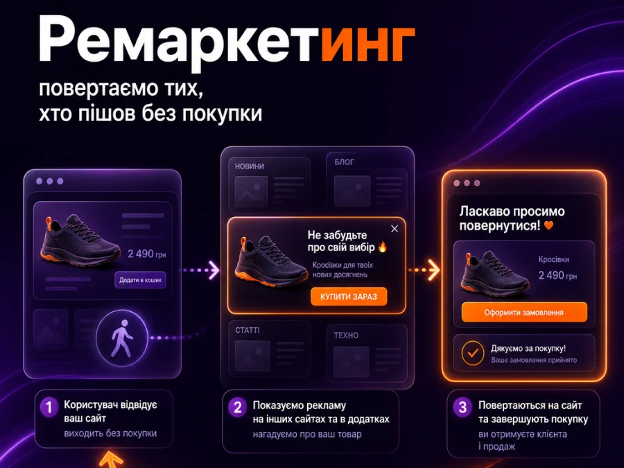 Ремаркетинг: повертаємо тих, хто пішов без покупки