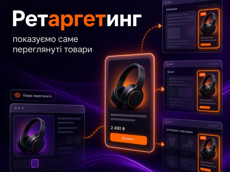 Ретаргетинг: показуємо саме переглянуті товари