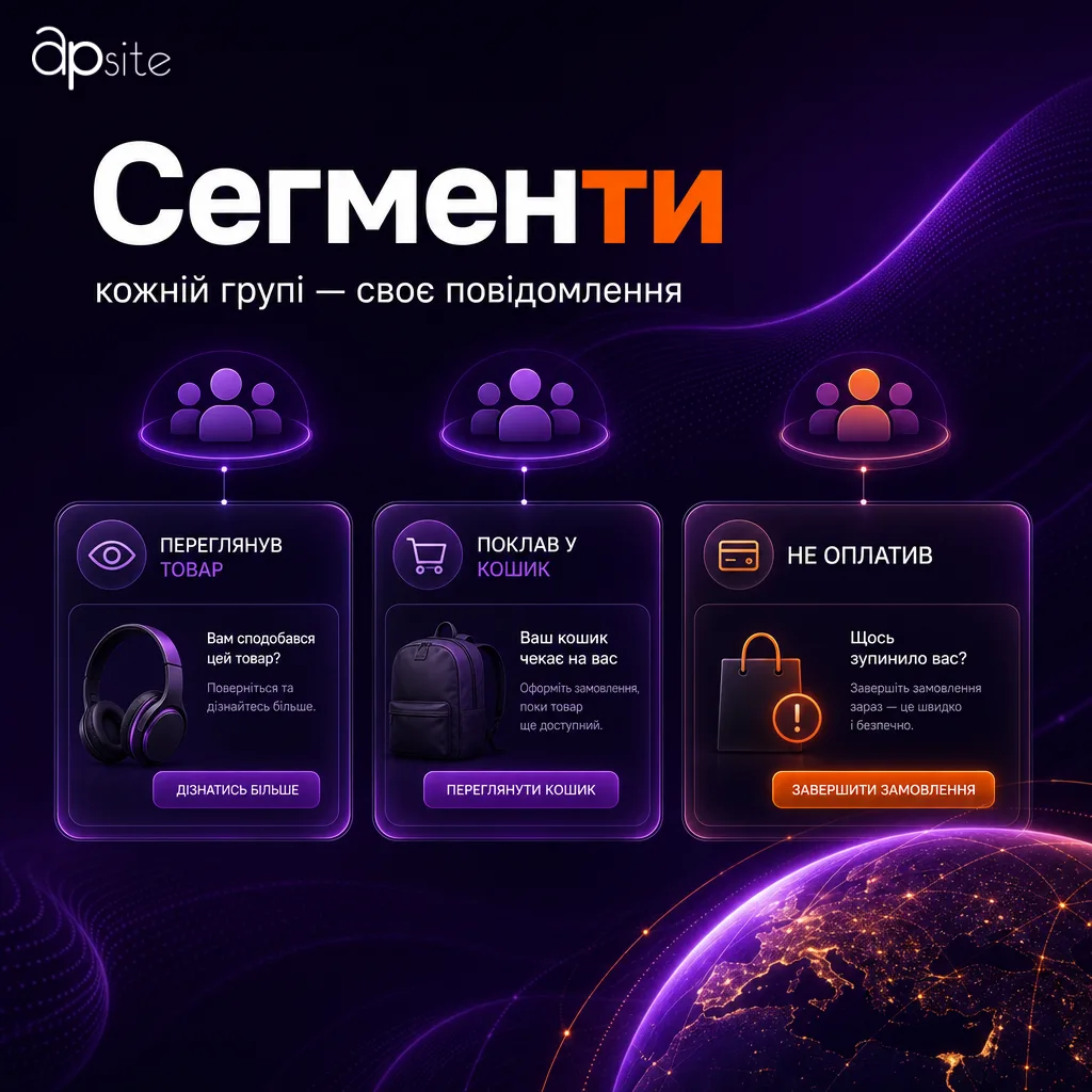 Сегменты аудитории: каждой группе своё сообщение