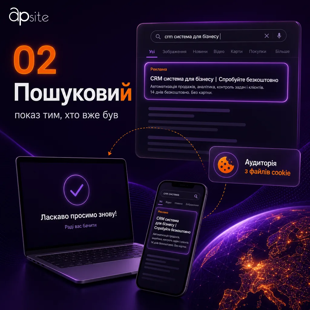 Поисковый ремаркетинг для тех, кто уже был на сайте