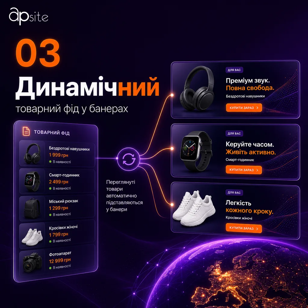 Динамический ремаркетинг: товарный фид в баннерах