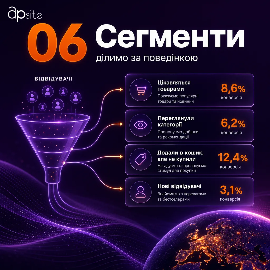 Сегменты: делим аудиторию по поведению