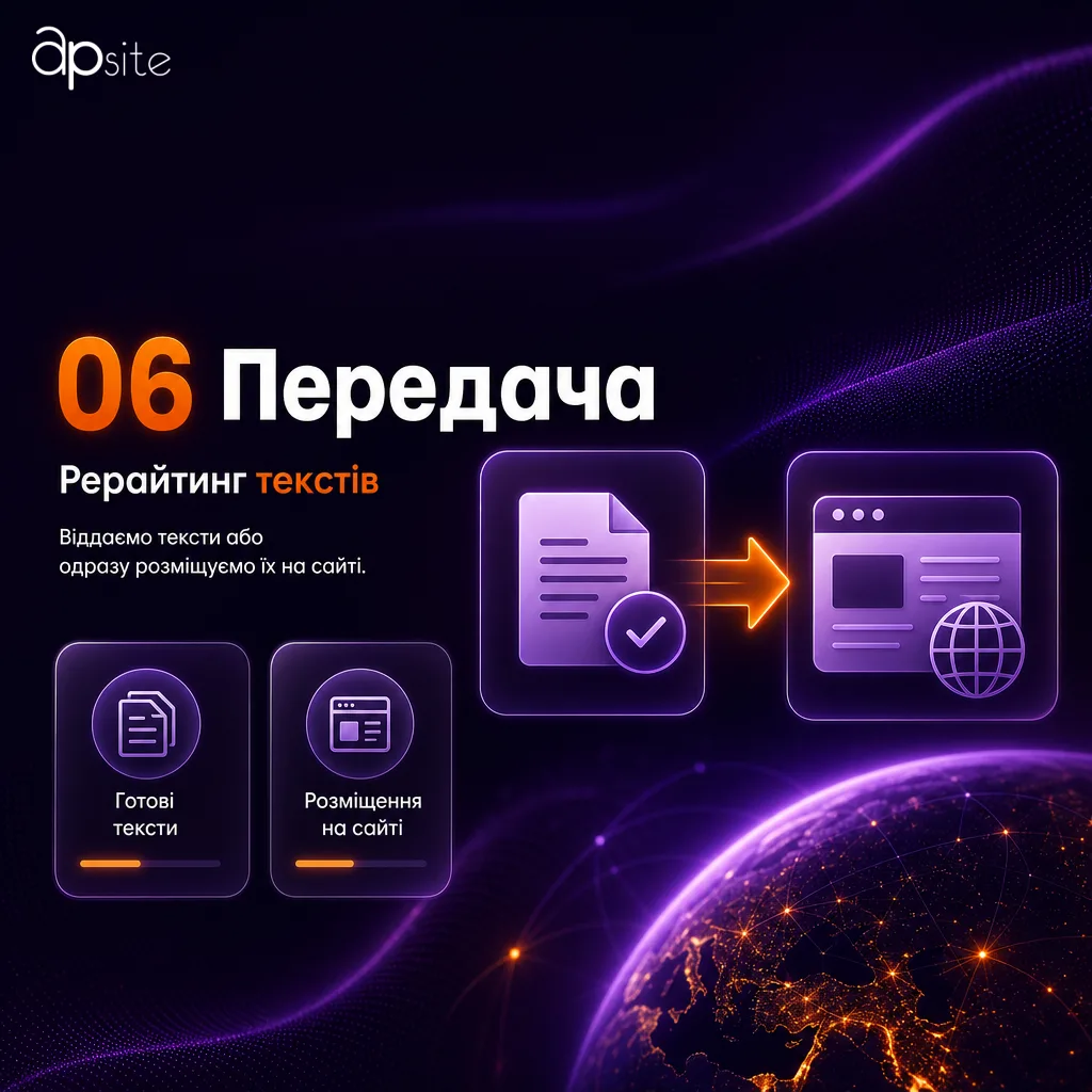 Шаг 6 — Передача: отдаём тексты или сразу размещаем их на сайте