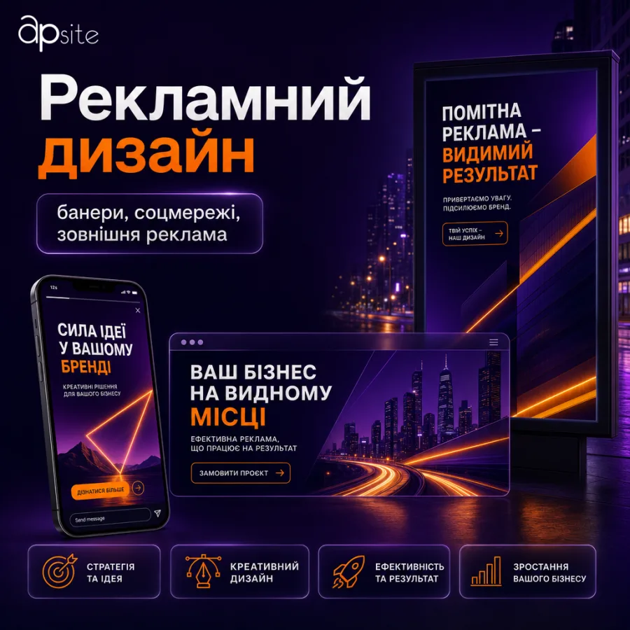 Рекламный дизайн