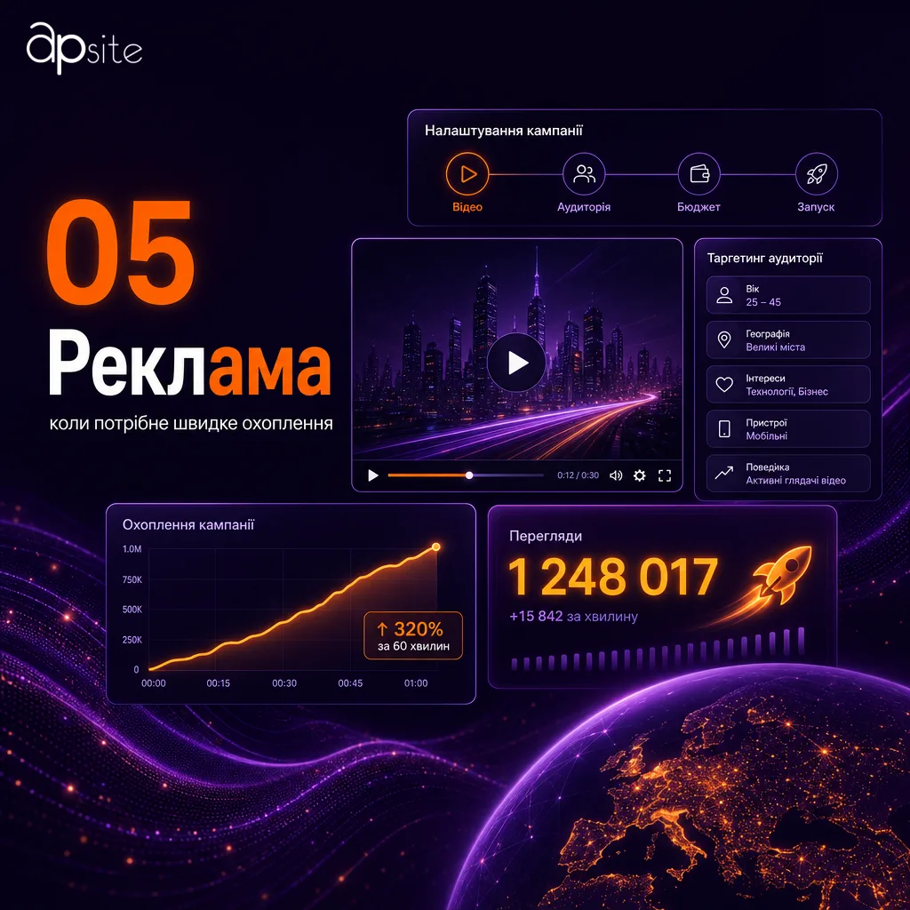 Шаг 5 — реклама: когда нужен быстрый охват